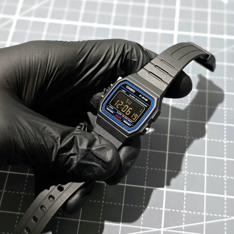 "Midnight Black" Casio F-91W