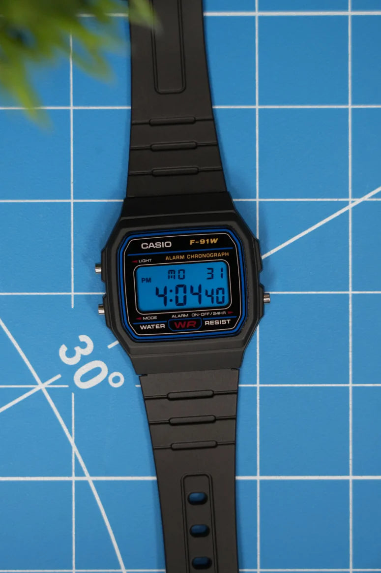 "Deep Blue" Casio F-91W