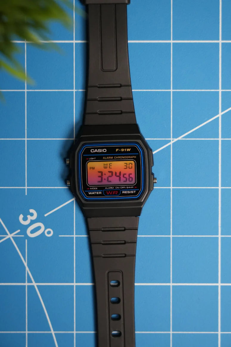 "Sunset Fade" Casio F-91W